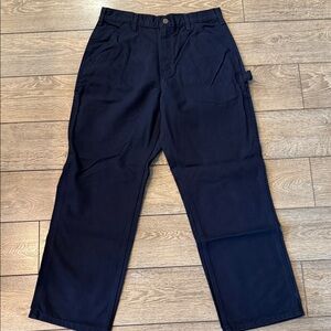 Carhartt Men's Dark Navy Work Cargo Pants
